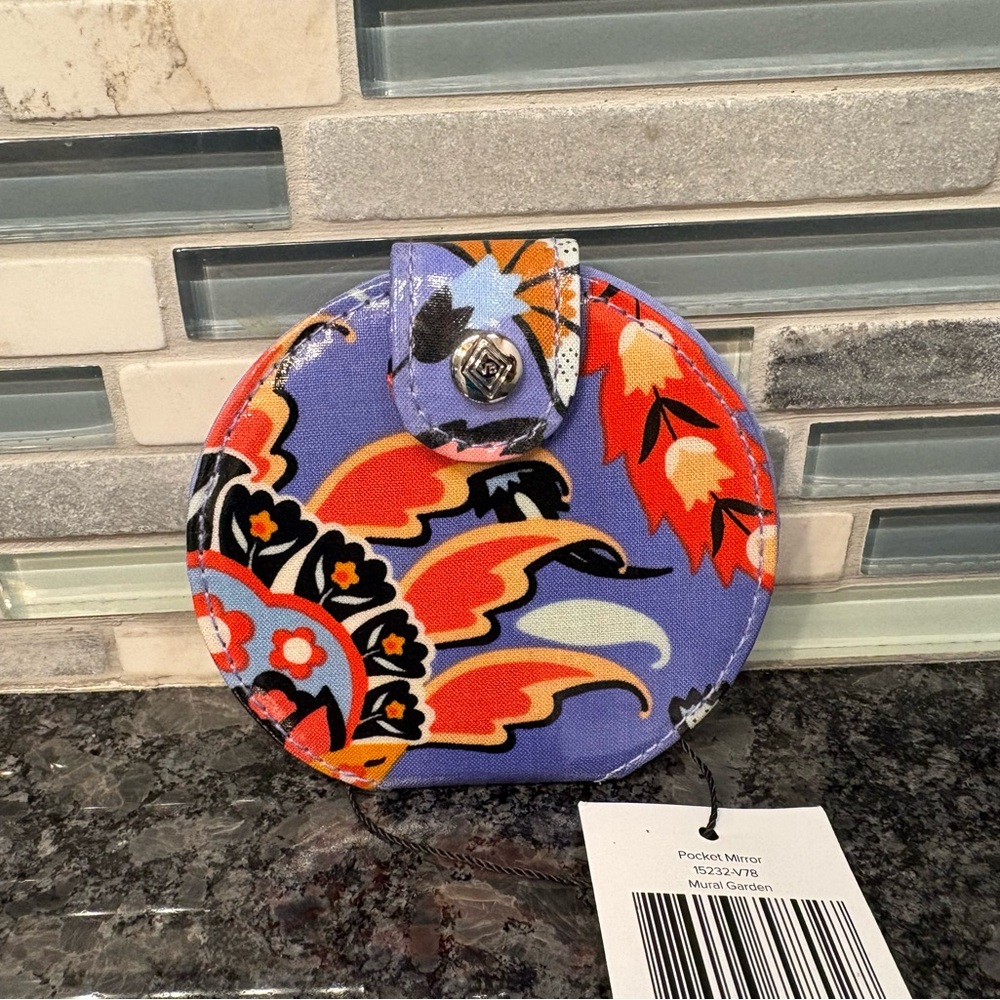 Vera Bradley Pocket Mirror Mural Garden